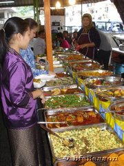 Market food stall